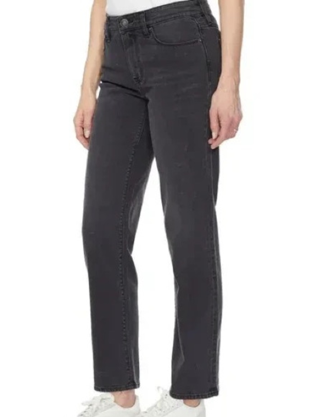 Hudson Jeans Women's Straight Leg Jeans in Charcoal Black Size 12 NWT